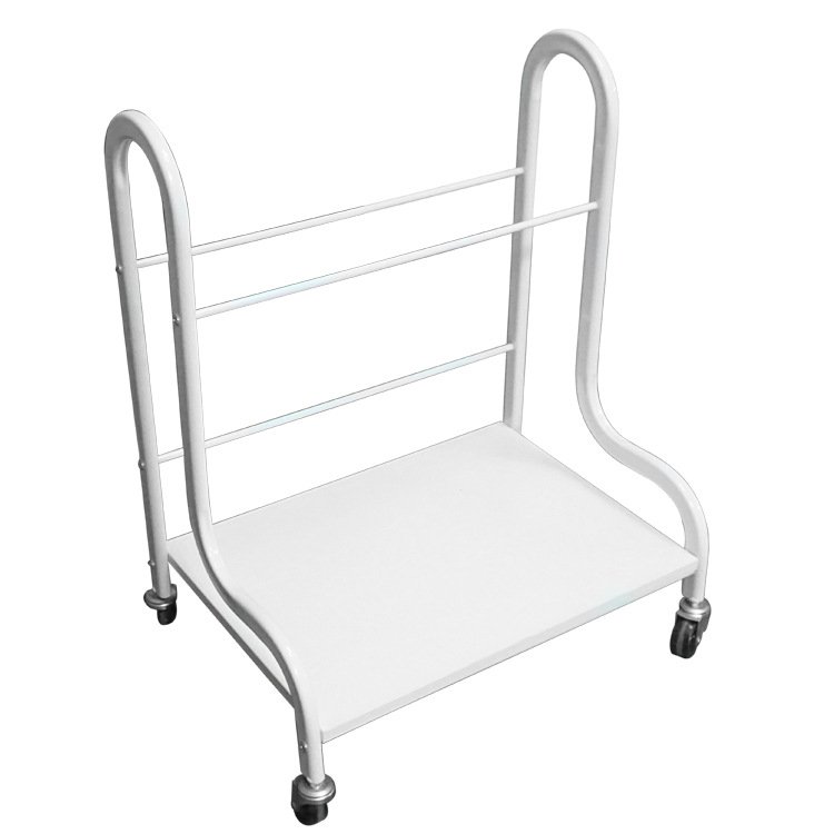 Nail salon convenient wheelbarrow Trolley Large storage space 2colors in 1 Four wheeled handcart Smooth movement