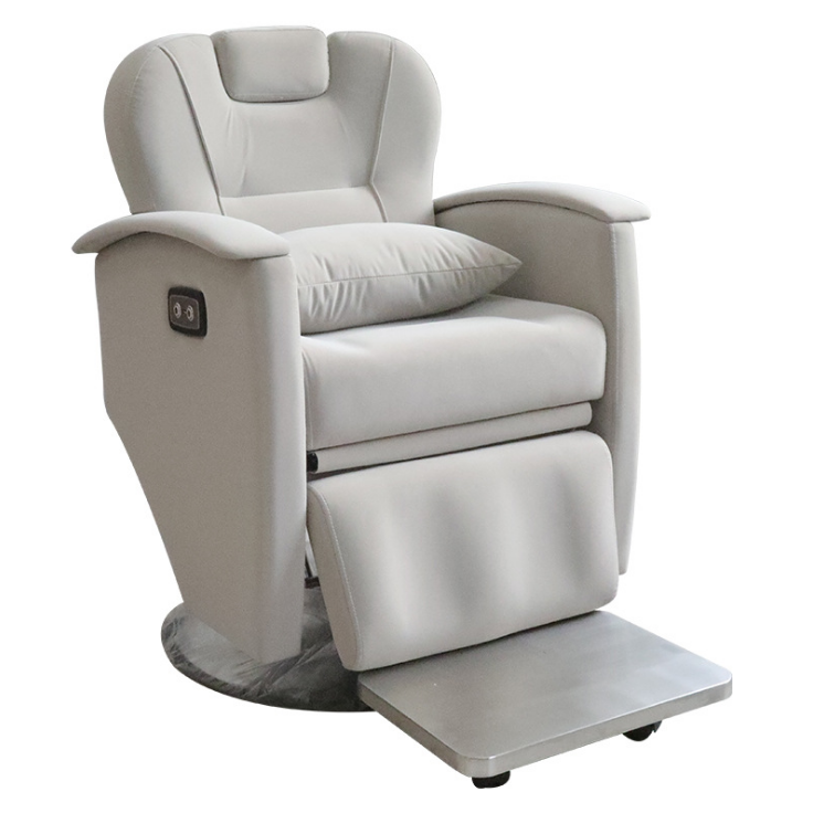 OEM Factory Customized Luxury Barber Chair Stainless Steel Metal Hairdressing Equipment Living Room Kitchen Outdoor Hospital