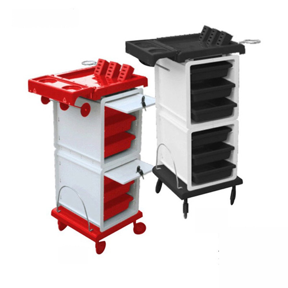 Salon Hot Dyeing Cutting Barber Shop Rolling Cart