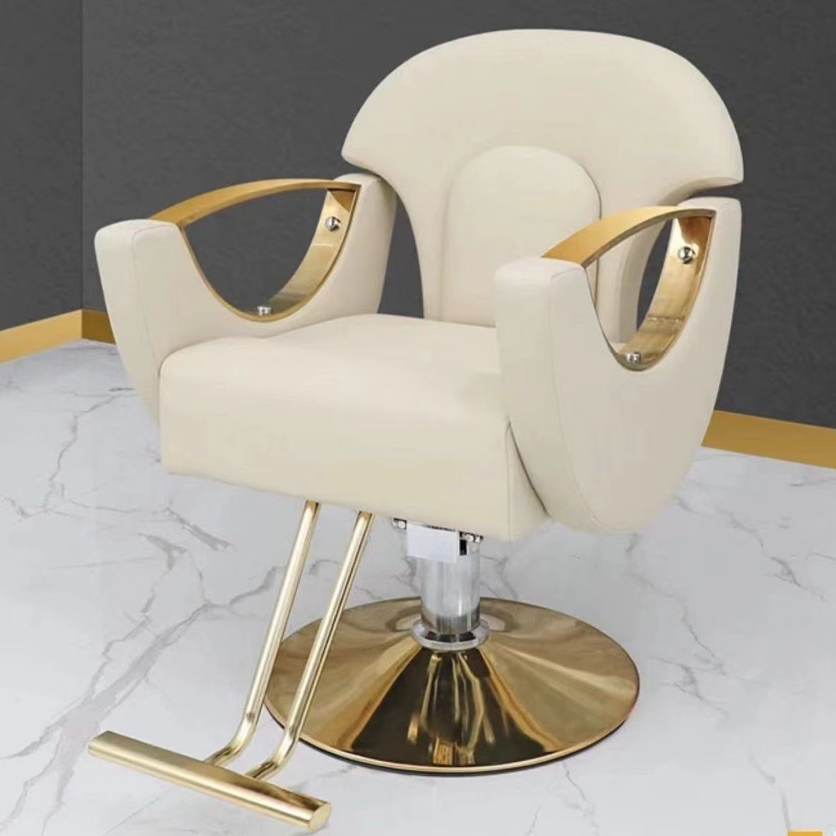 Luxury modern hair salon furniture barber shop hairdressing ladies styling barber chair barber shop chair ladies