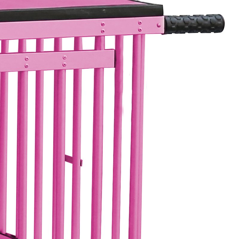 Dog trolley Salon Foldable Aluminum Light-weighted pet Show cage dog trolley China factory Outdoor Luxury 4 Wheels dog trolley