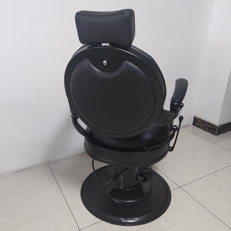 beauty salon all black retro barber chair salon chair for barbershop