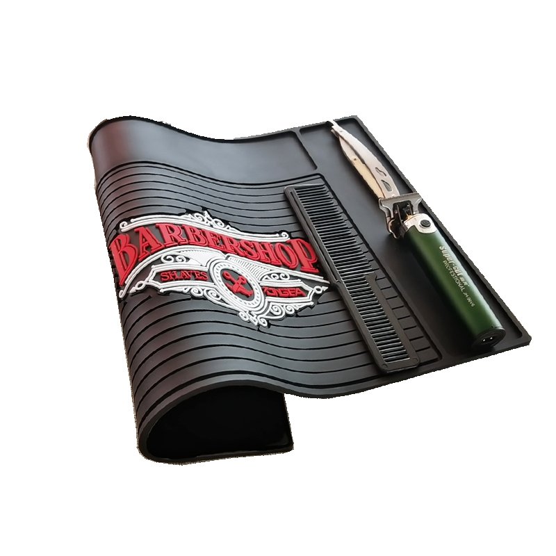 PVC Barber Tool Pad Popular Barber Shop Barber Tool Accessories Hair Salon Table
