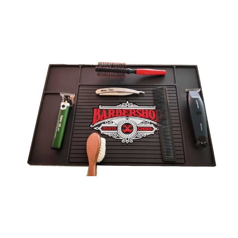PVC Barber Tool Pad Popular Barber Shop Barber Tool Accessories Hair Salon Table