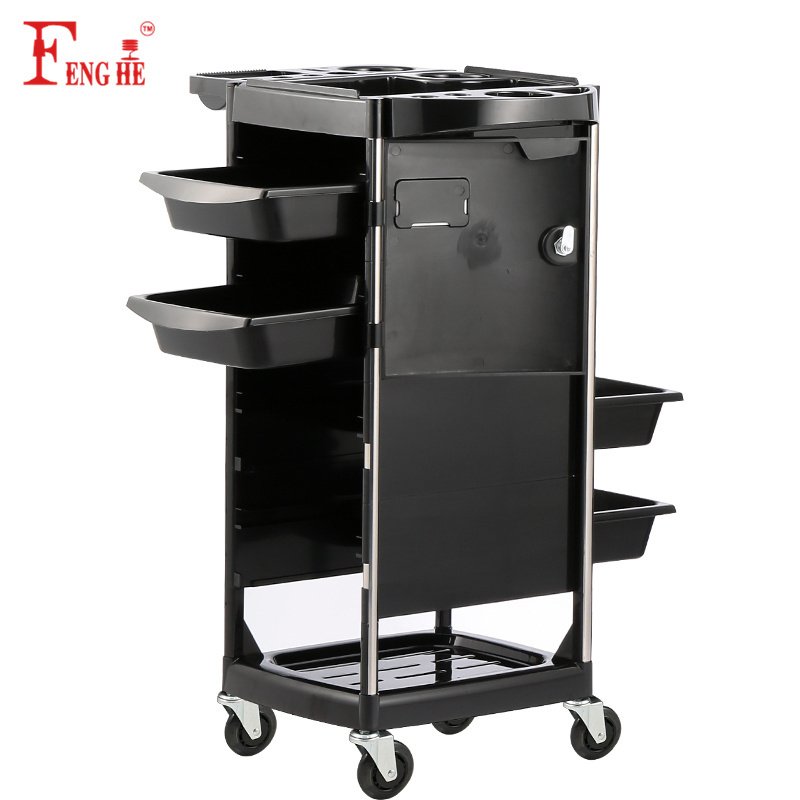 Wholesale OEM hair salon trolley barber station salon furniture