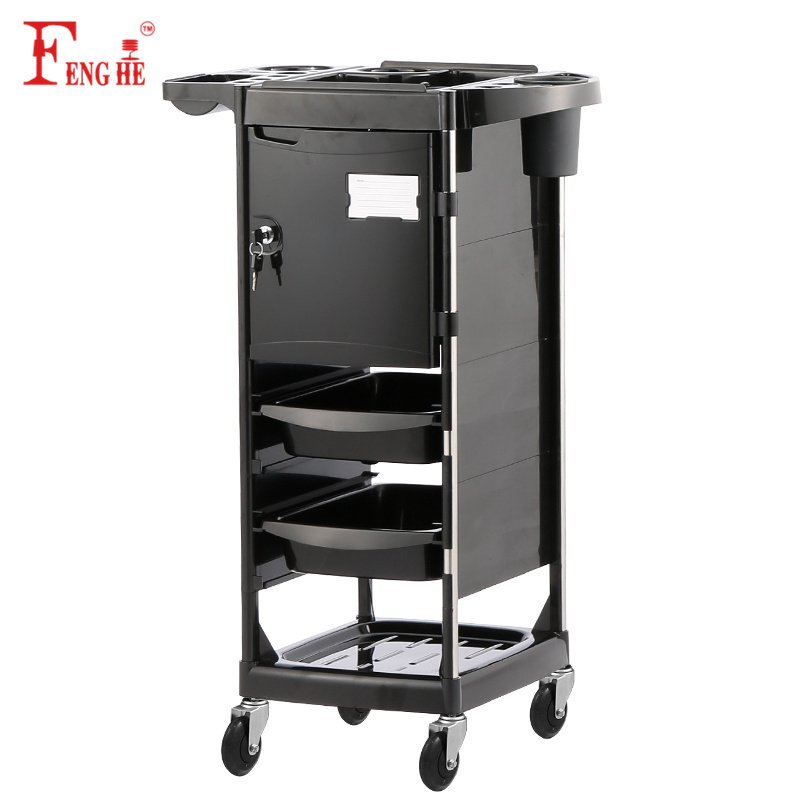 Wholesale OEM hair salon trolley barber station salon furniture