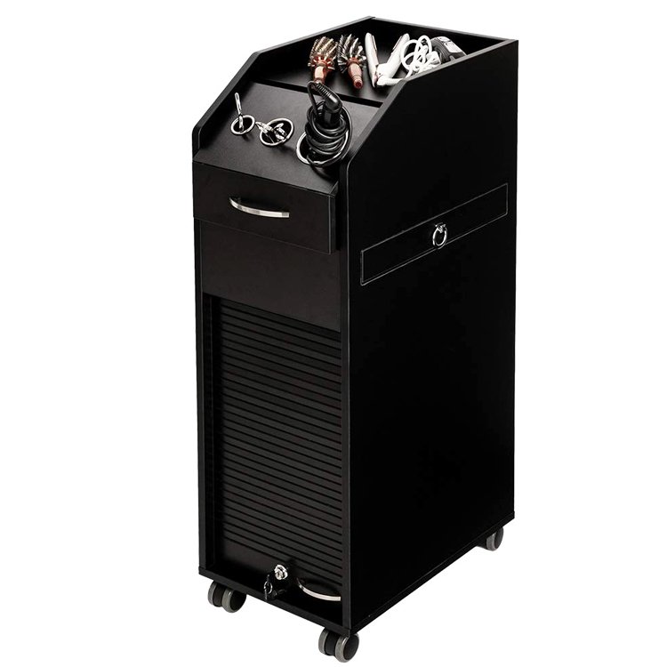 Manicure Salon SPA Tattoo Wooden Beauty Hair Cabinet Cart Utility Caddy Mobile Hairdresser Barber Tool Storage Organizer Trolley