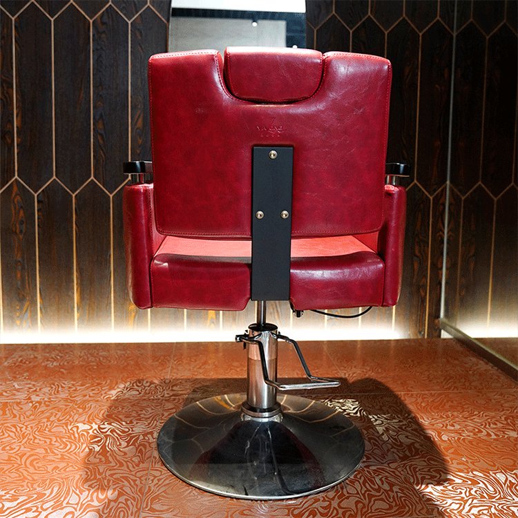 Vantervi High Quality Full Leather Red Vintage Barber Chair For Hair Salon Hot Sale Shop