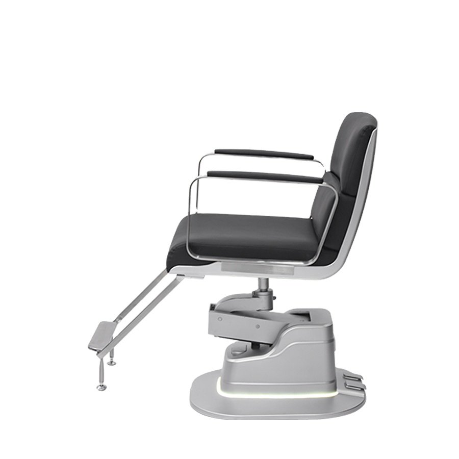 Wholesale Professional Men All Black Barber Chair Frame Electric Pump Salon Hairdressing Barber Chairs
