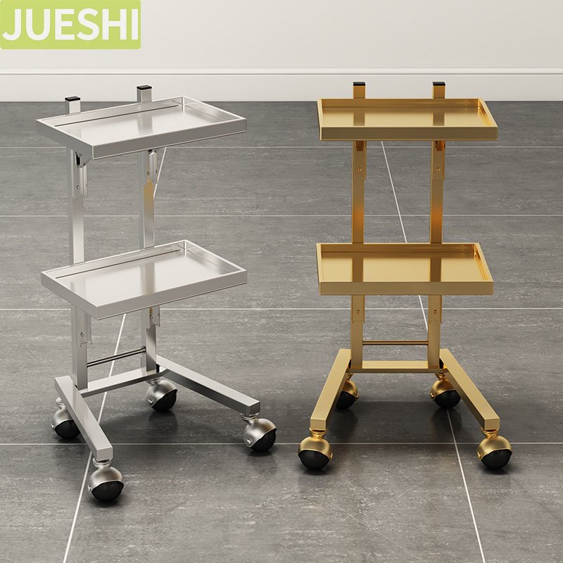 JUESHI Stainless Steel Cabinet Beauty Salon Equipment Cabinet With Tools For Barber Beauty Salon Tools Cart Supplier Trolley