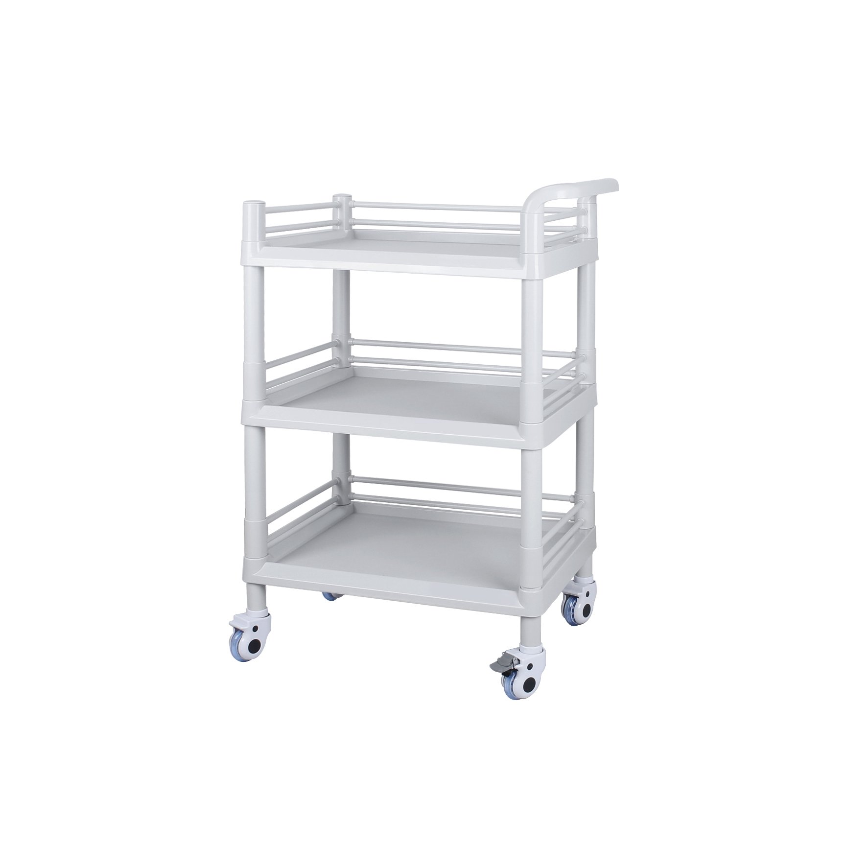645x445x930mm Customized Multi-Function Plastic ABS Trolley Medical Cart Hospital Trolley