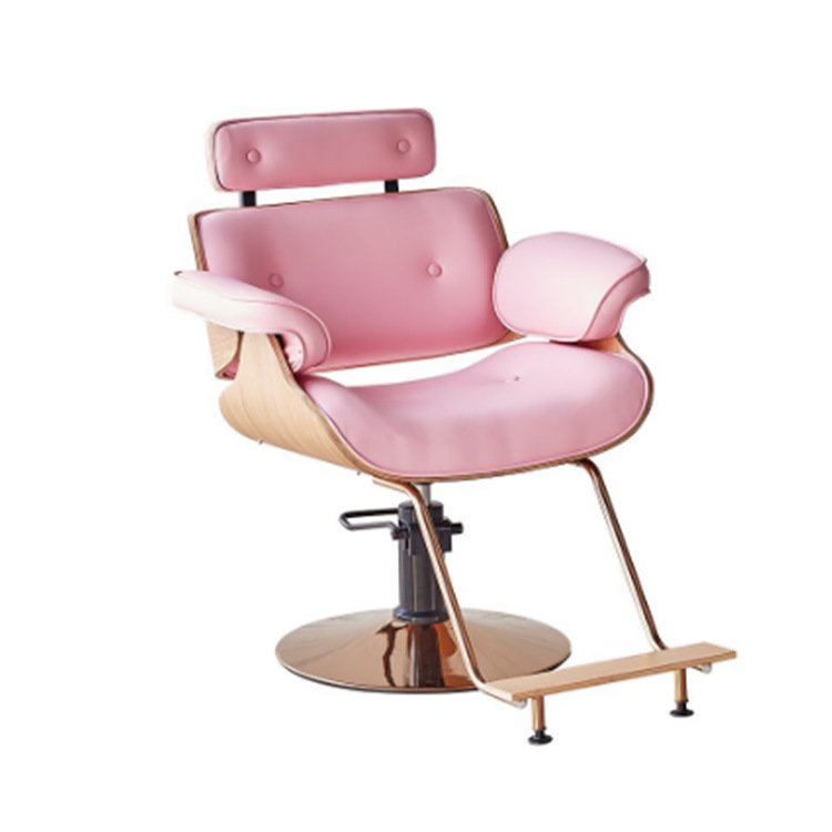 Successor hot selling purple nail salon furniture hair salon equipment wooden furniture sets reclining salon chairs
