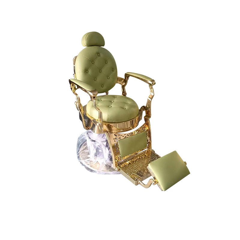 2024 MOQ 1 Barber Chair for Sale Heavy Hydraulic Salon Barber Chair Golden Hot Selling Antique Barber Chairs