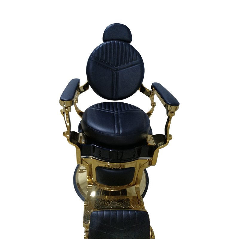 2024 MOQ 1 Barber Chair for Sale Heavy Hydraulic Salon Barber Chair Golden Hot Selling Antique Barber Chairs