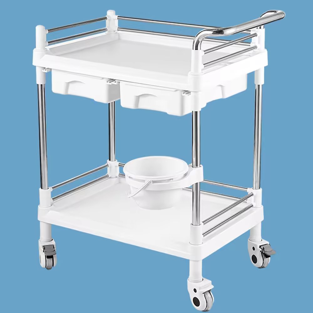 Abs Infusion Pump Mobile Medical Trolley Roll Stand Carts Beauty Salon Hospital