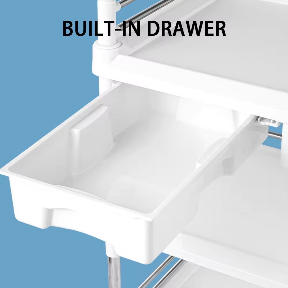 Abs Infusion Pump Mobile Medical Trolley Roll Stand Carts Beauty Salon Hospital
