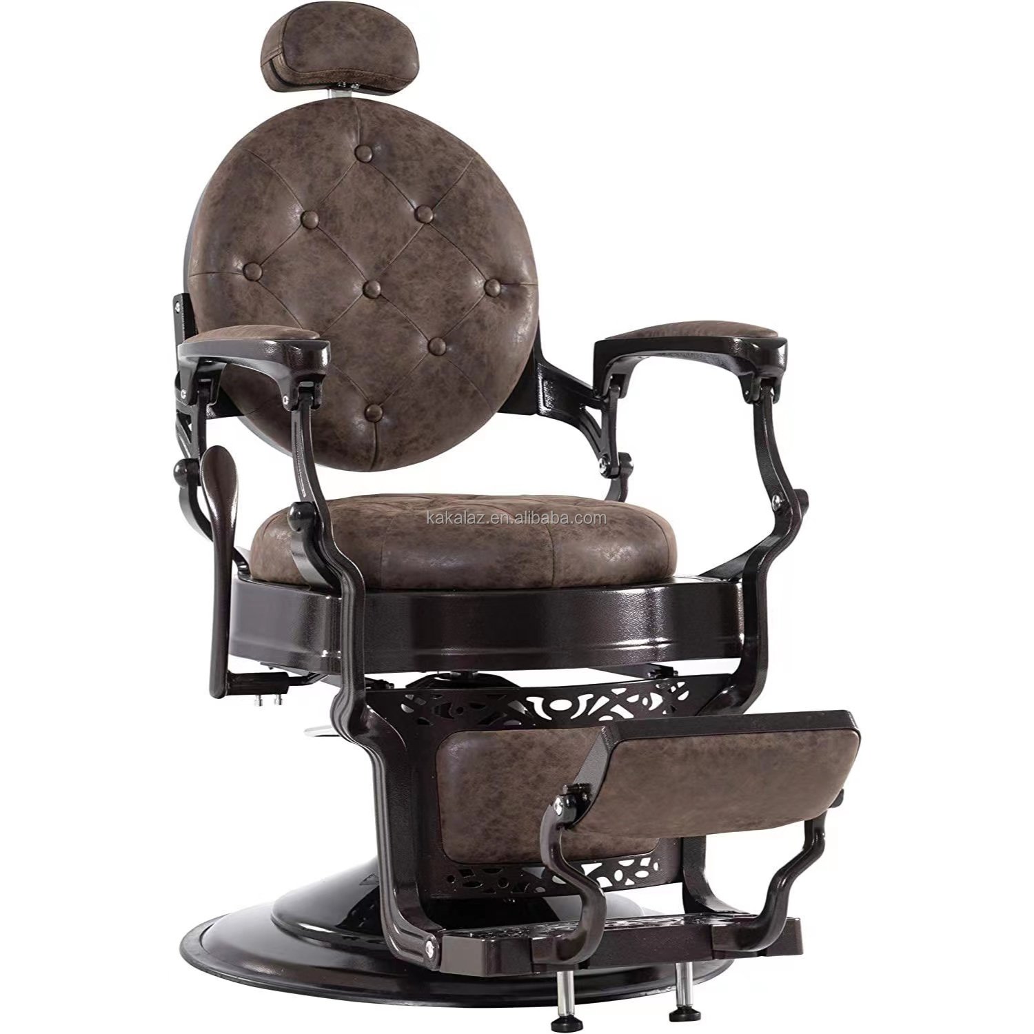 Green leather barber chair barber chair with headrest barber chairs for men