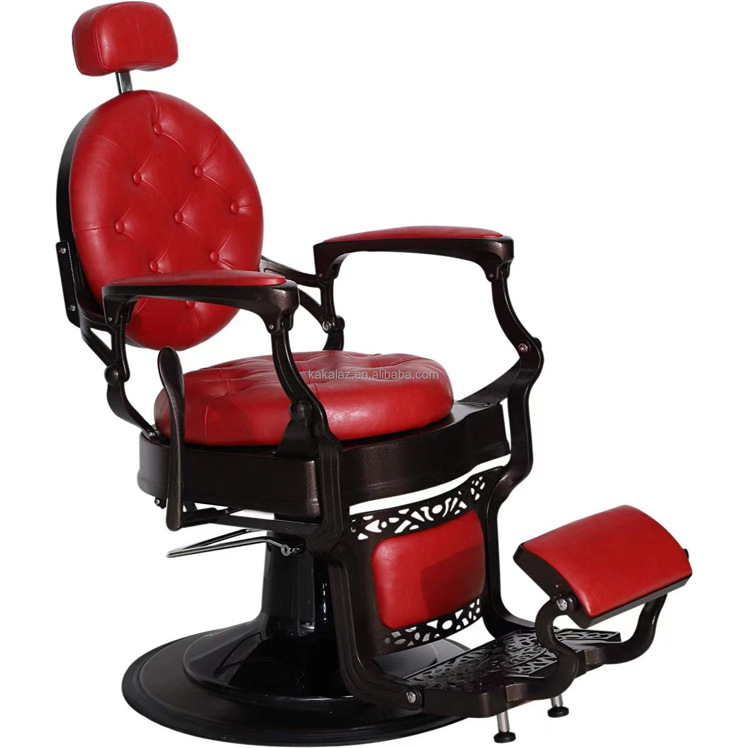 Green leather barber chair barber chair with headrest barber chairs for men