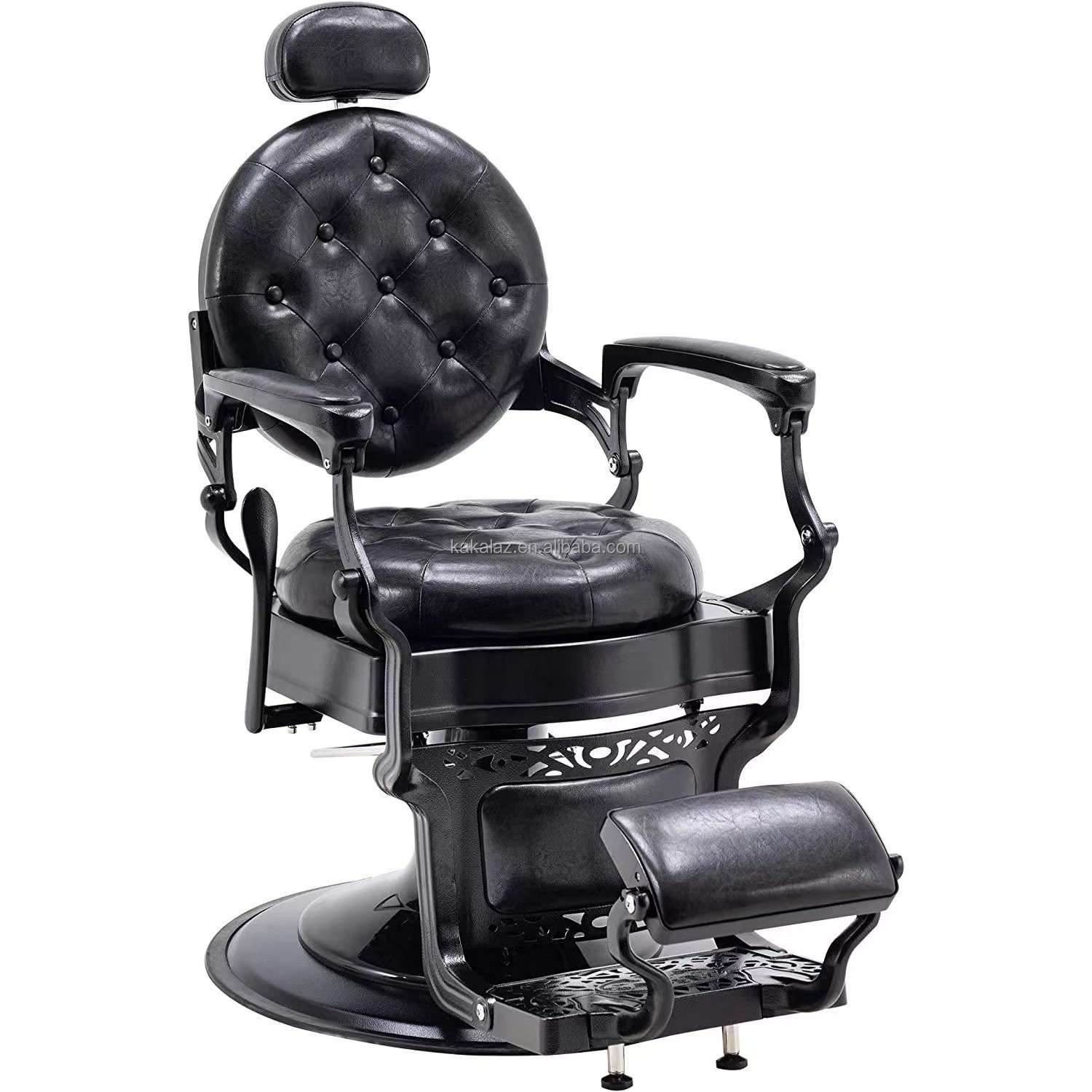 Green leather barber chair barber chair with headrest barber chairs for men