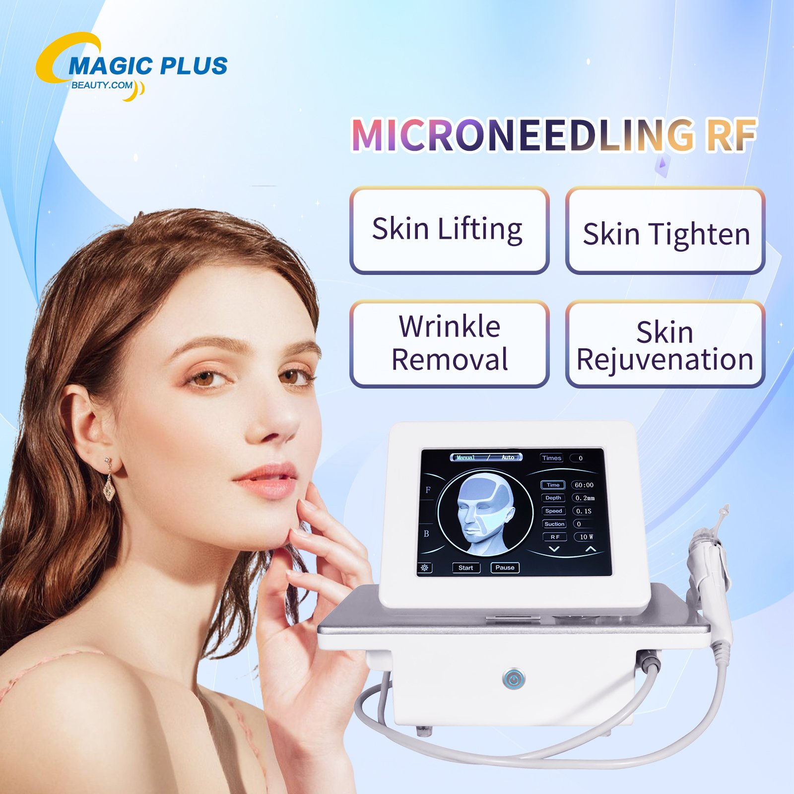 Secret RF Radiofrecuencia Facial Y Corporal Fractional Vivace RF Skin Tightening Face Lifting Machine For Wrinkle Removal