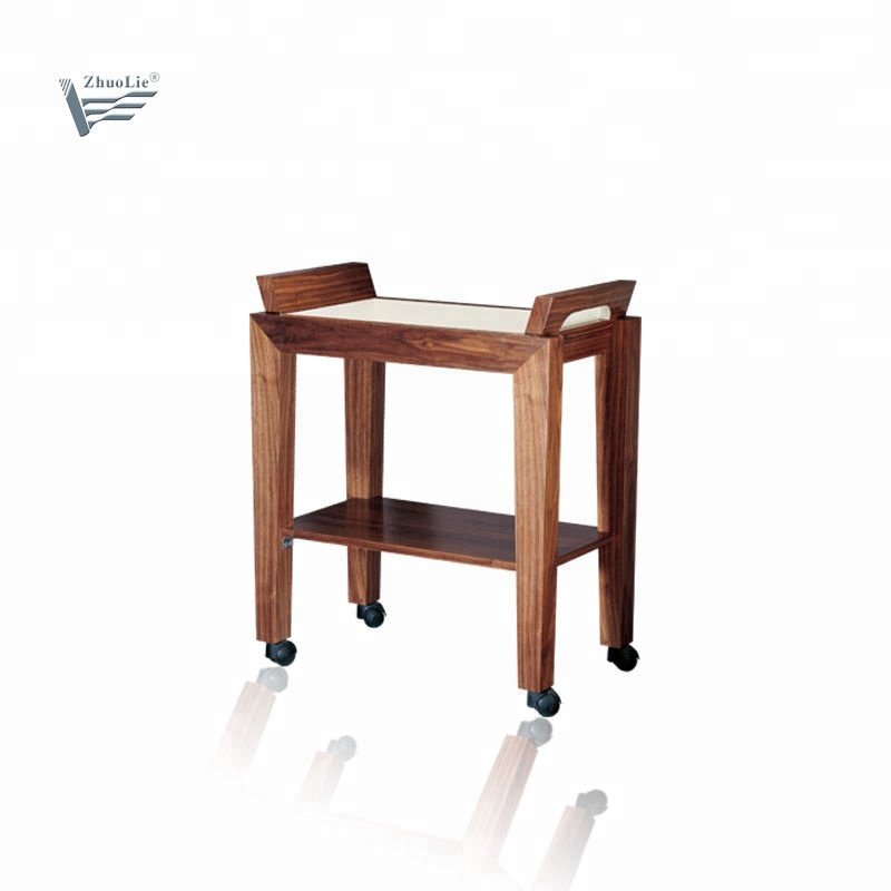 Solid wood salon spa beauty trolley with wheels