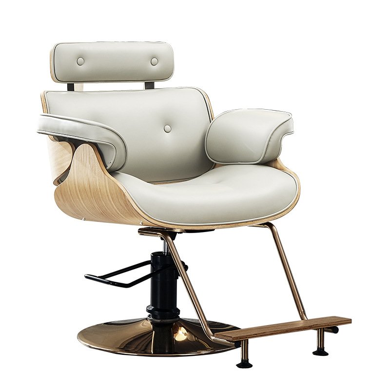 360 rotation barbershop salon furniture metal gold beauty up and down hair salon chair Professional hairdressing barber chairs
