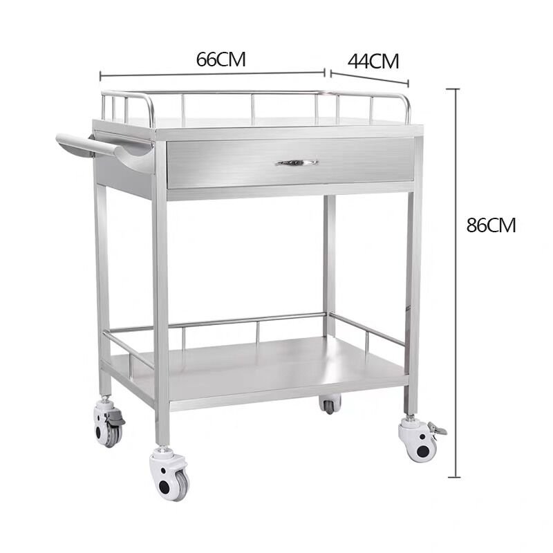 Wholesale Low Price 48/96/144 Grids Stainless Steel Medical Trolley Cart Clinic