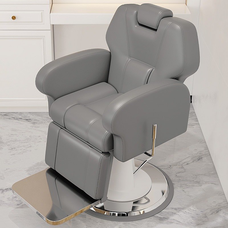 Professional Barber Chair with Adjustable Recline and Hydraulic Lift Modern