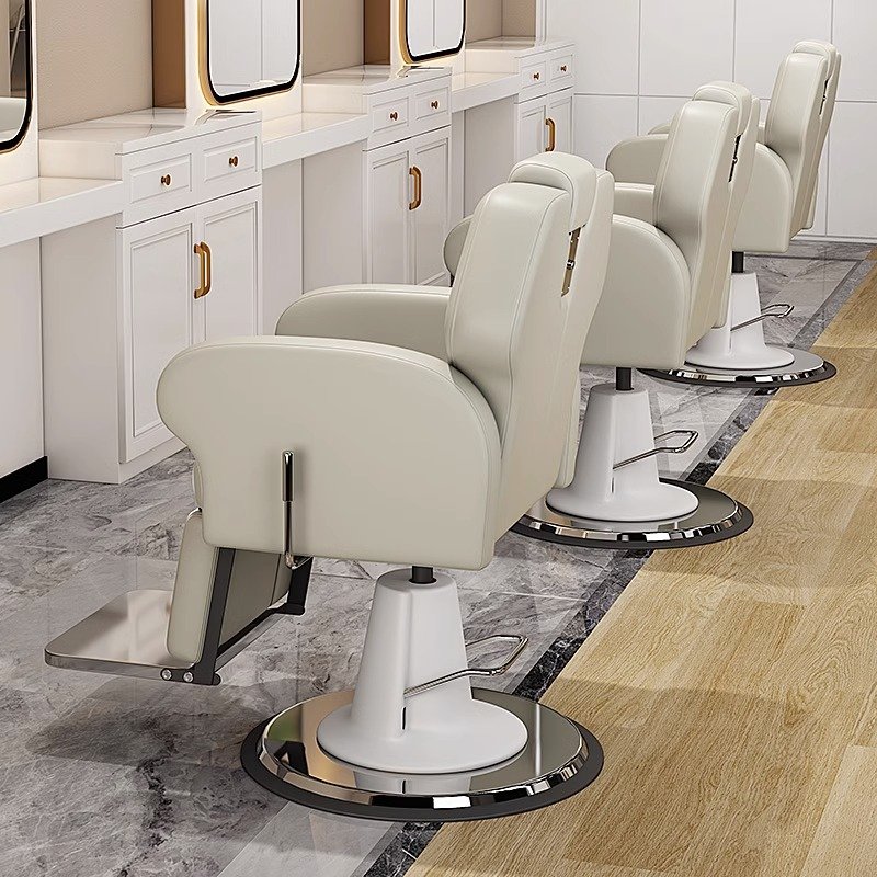 Professional Barber Chair with Adjustable Recline and Hydraulic Lift Modern