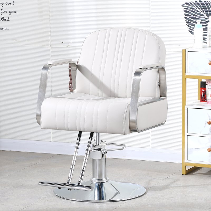 2024 Wholesale Hair Salon Chair Modern Barber Chairs Hair Cutting Chair Can Be Placed Upside Down