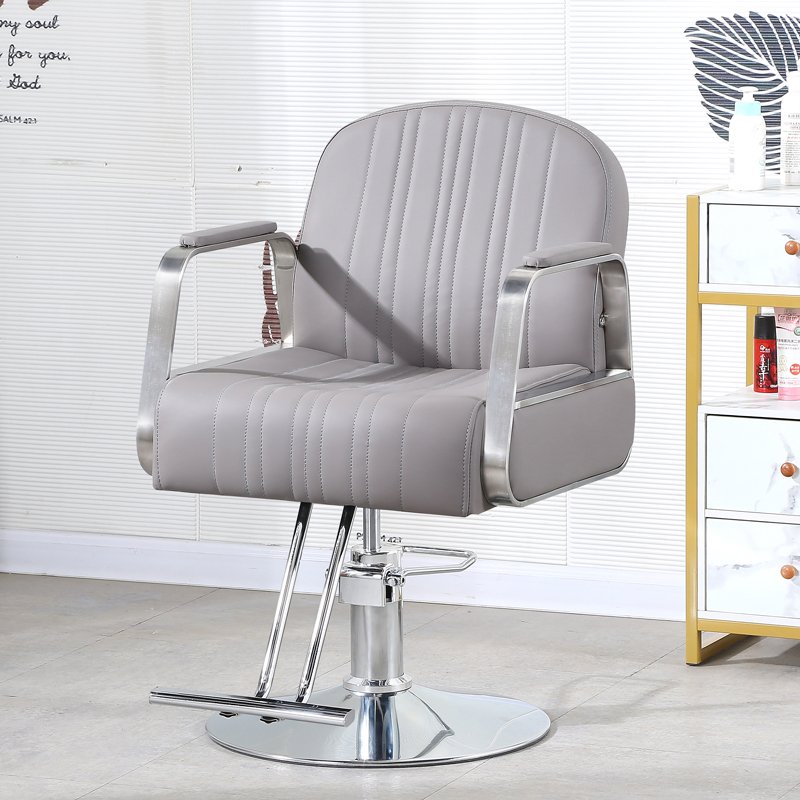 2024 Wholesale Hair Salon Chair Modern Barber Chairs Hair Cutting Chair Can Be Placed Upside Down