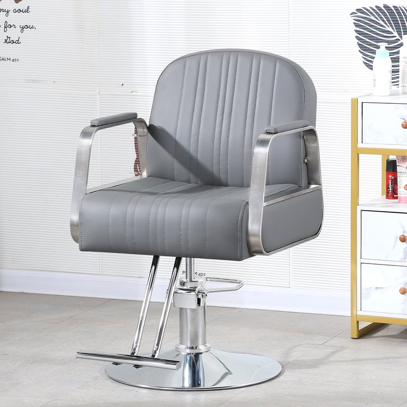 2024 Wholesale Hair Salon Chair Modern Barber Chairs Hair Cutting Chair Can Be Placed Upside Down