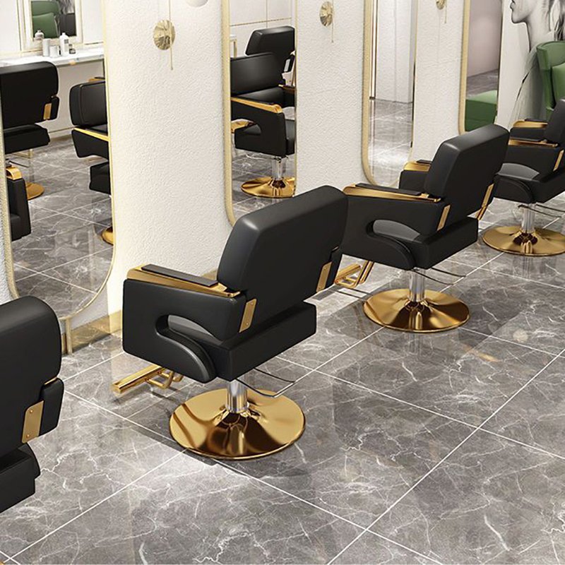 French Design Salon Barbershop Barber Chairs Hairdresser Used Men Hydraulic Barber Chairs