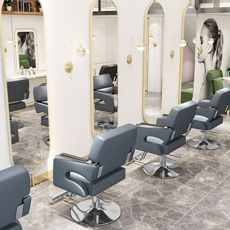 French Design Salon Barbershop Barber Chairs Hairdresser Used Men Hydraulic Barber Chairs