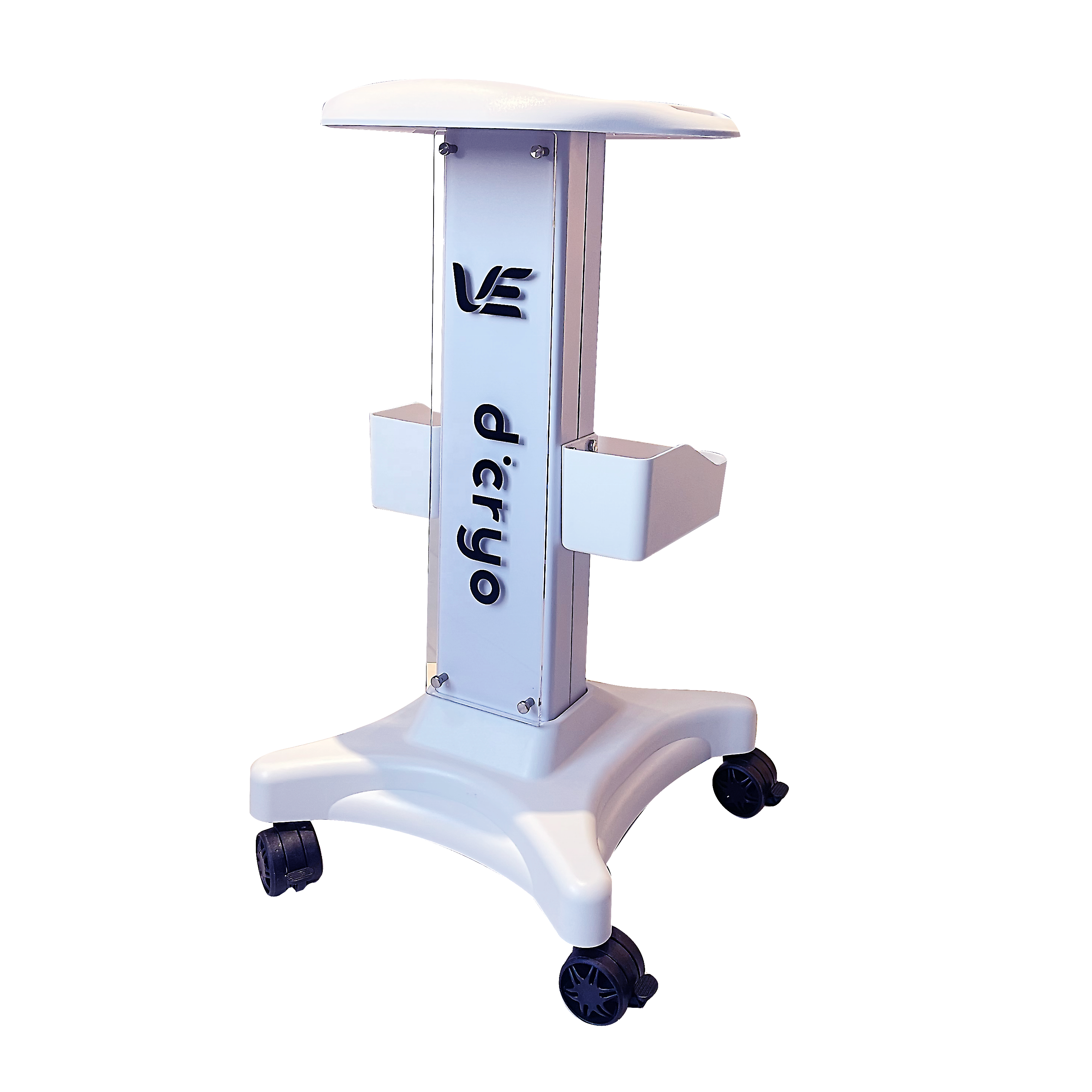 WEIYI 2022 White Salon Trolley Stand For Cavitation Beauty Machine Assembled Trolley Cart SPA