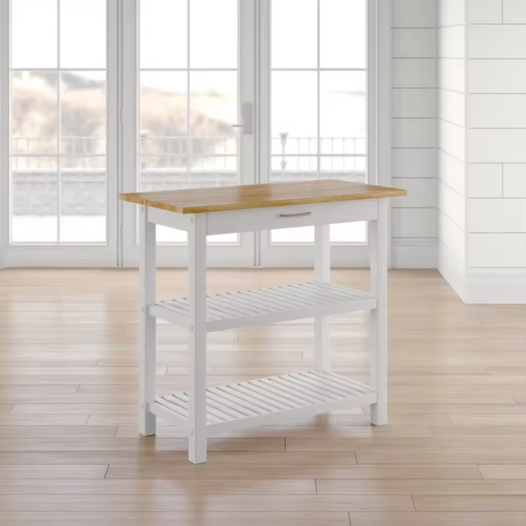Custom Manufacture Wooden Kitchen Set Island Organizer Storage Islands Serving Trolley Cart Cabinet