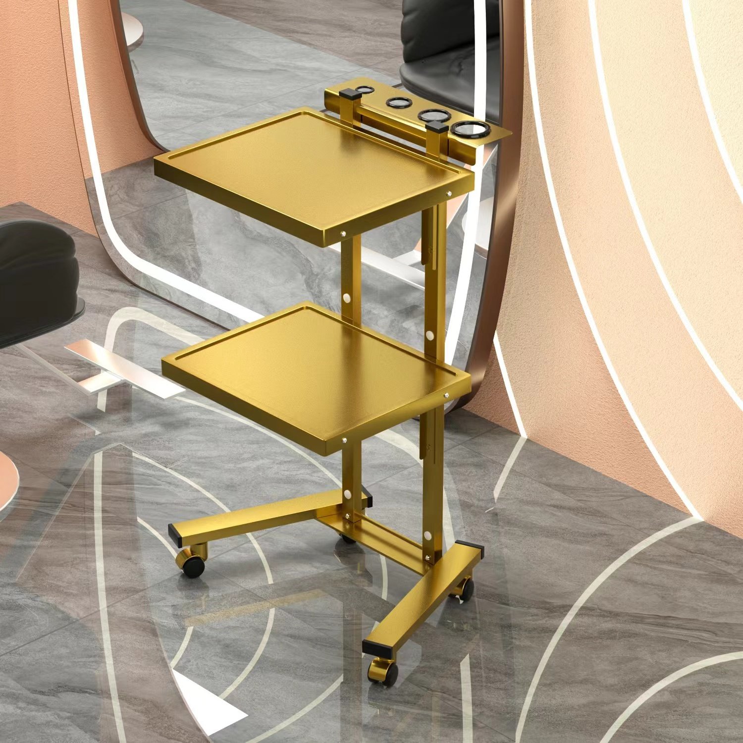 Mobile High-quality Hair Salon Styling Car Beauty Salon Tool Car Hair Salon Trolley