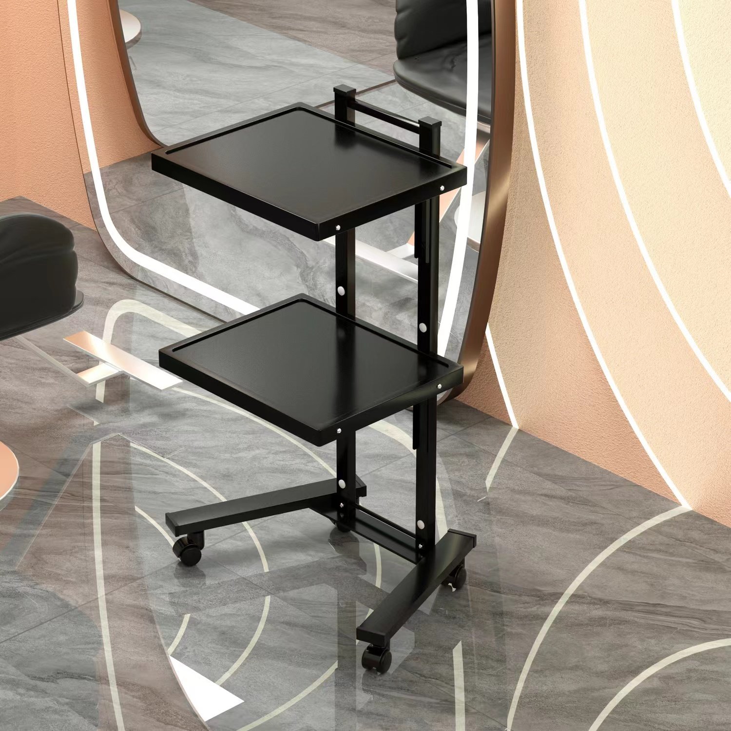 Mobile High-quality Hair Salon Styling Car Beauty Salon Tool Car Hair Salon Trolley