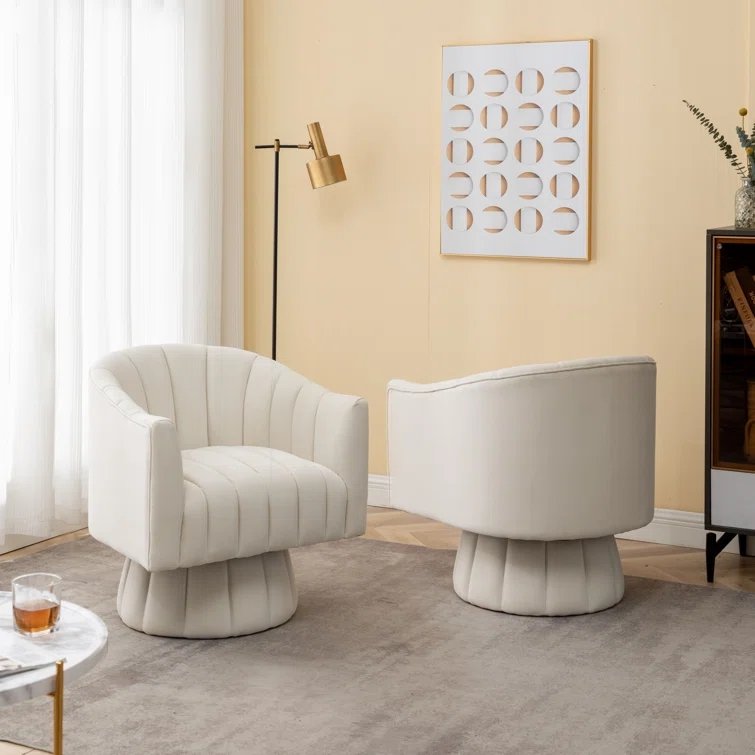 Modern Velvet Barber Shop Armchair New Style Swivel Chair for Salon Metal Eco-friendly Carton Beauty Salon Furniture Arm Chair