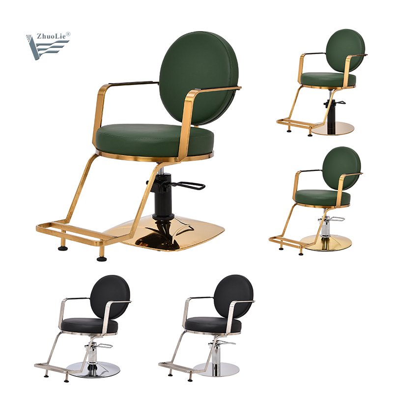 Wholesales Hair Salon Styling Chair Beauty Nail Barber Shop Chair with Footrest