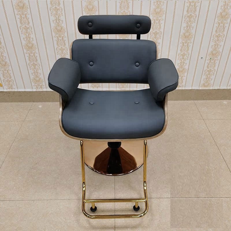 Hot selling woodiness modern durable salon styling chair fashionable portable adjustable Hydraulic cutting hair chair wholesale