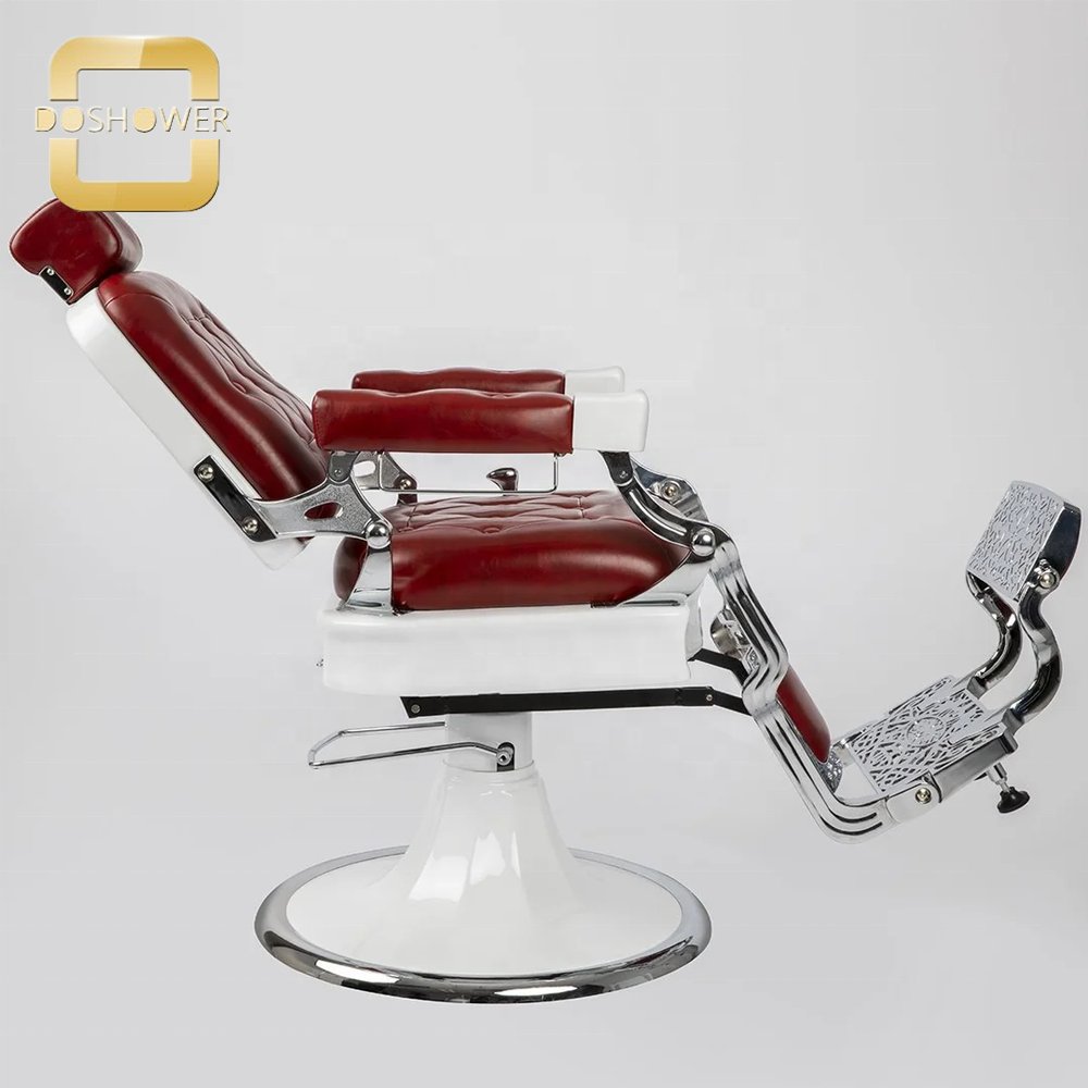 luxury barbershop vintage barber chair with barber chair elegant chrome accents for barber shop chair high quality