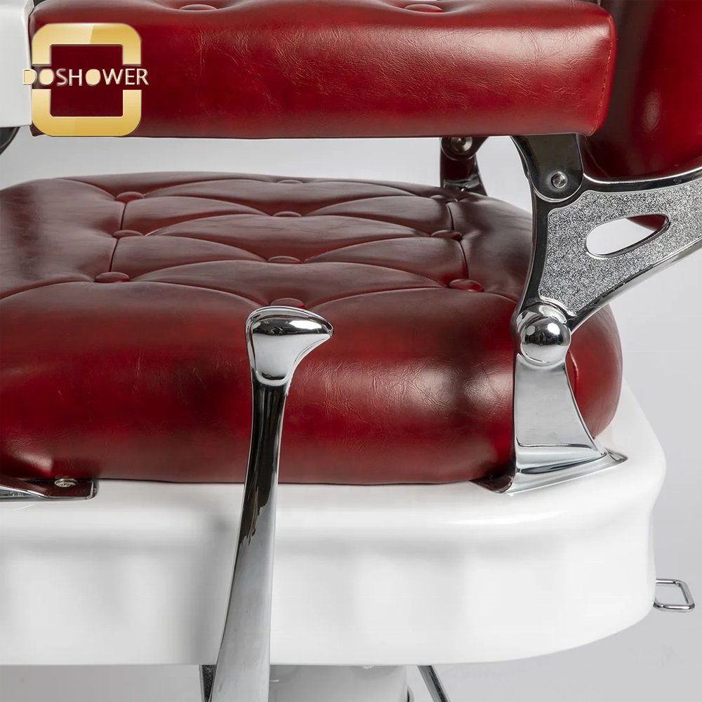 luxury barbershop vintage barber chair with barber chair elegant chrome accents for barber shop chair high quality