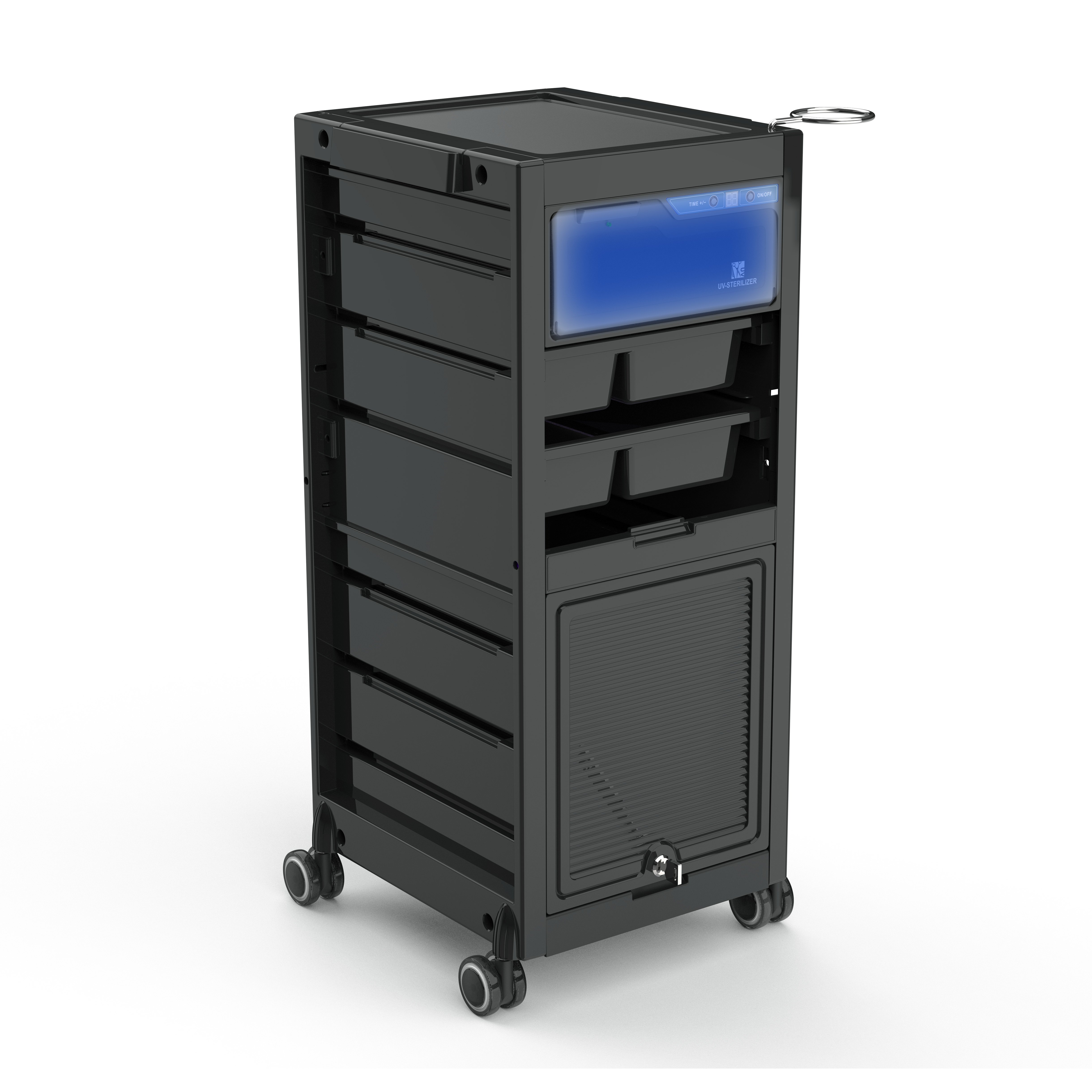 Hairdressing Pedicure Trolley Hair Salon Trolley Cart,rolling Cart Trolley for Salon,plastic Free Sample Salon Furniture Modern