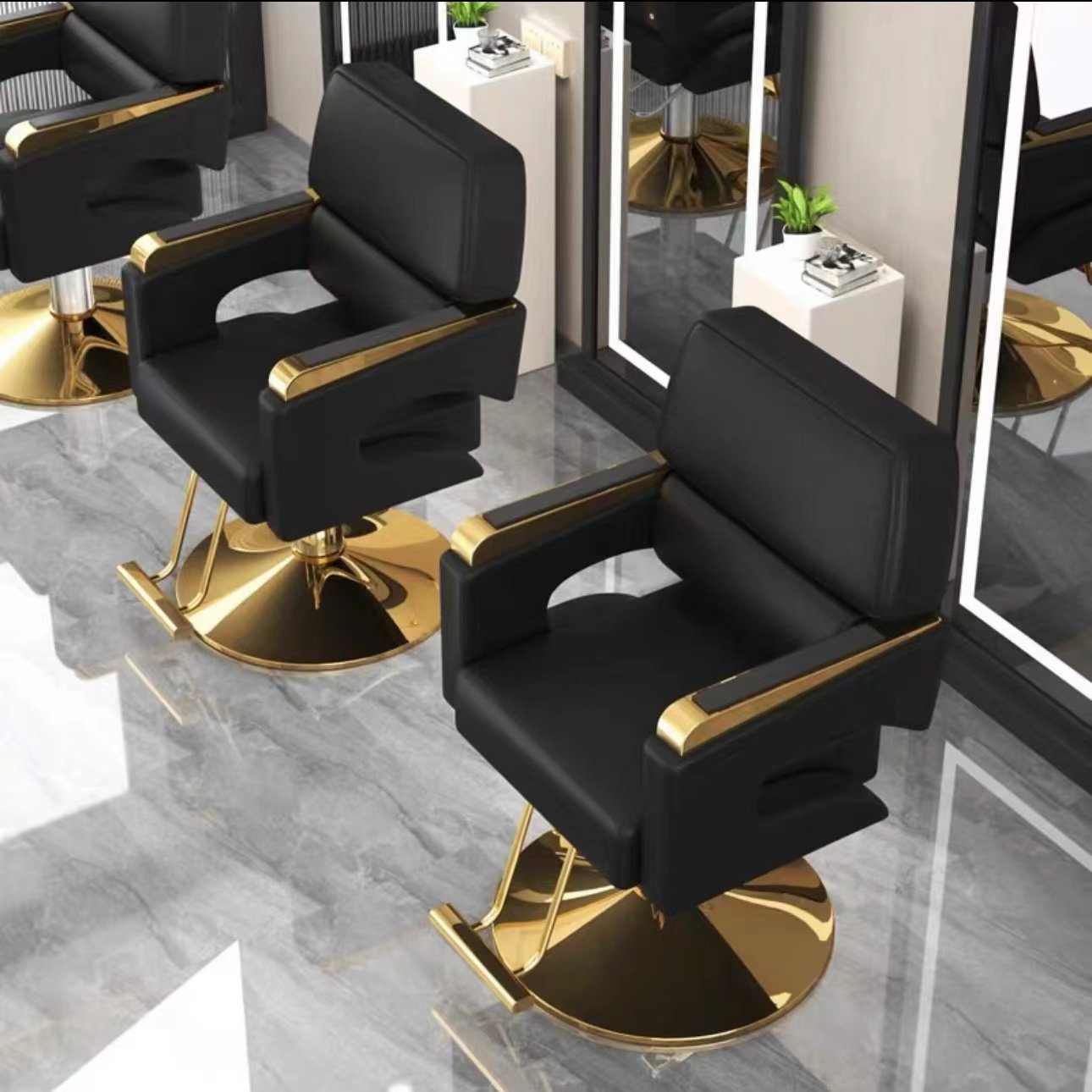 2024 High Quality Salon Furniture Barber Shop Hairdressing Chair Barber Chair Wholesale Salon Equipment