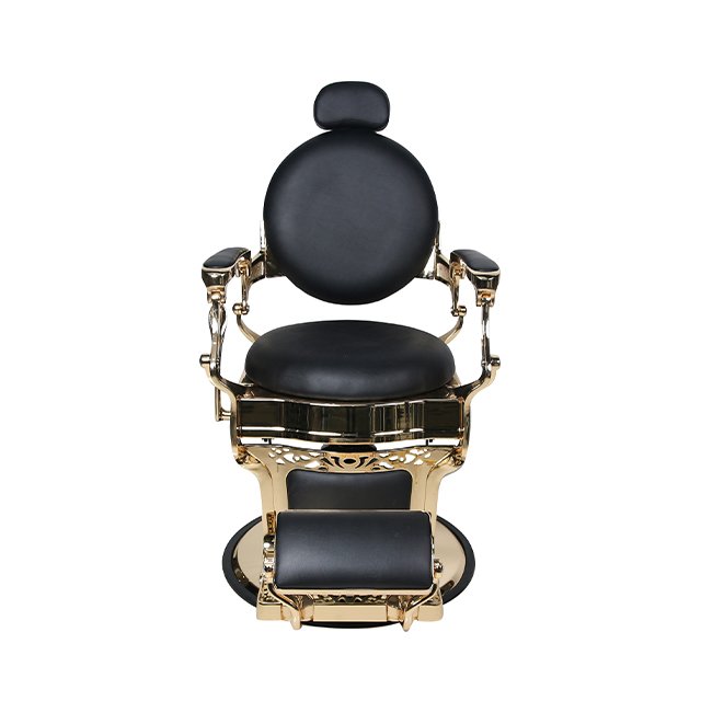 Brown heavy deauty vintage barber gold salon furniture