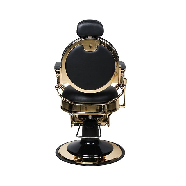 Brown heavy deauty vintage barber gold salon furniture
