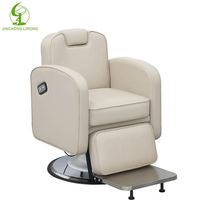 JINCHENG Electric 360 Reclining Massage Barber Chair Cheap 2024 Salon Barber Furniture Barber Shop Modern Multi-function 1 Set