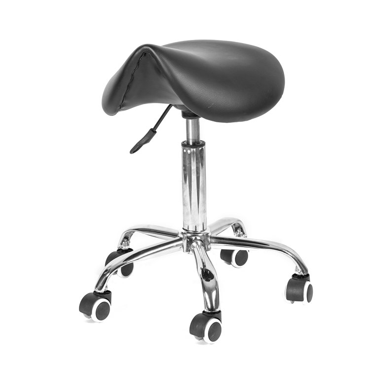 pvc pedicure Stool Saddle Rolling Clinic Spa Massage Chair
