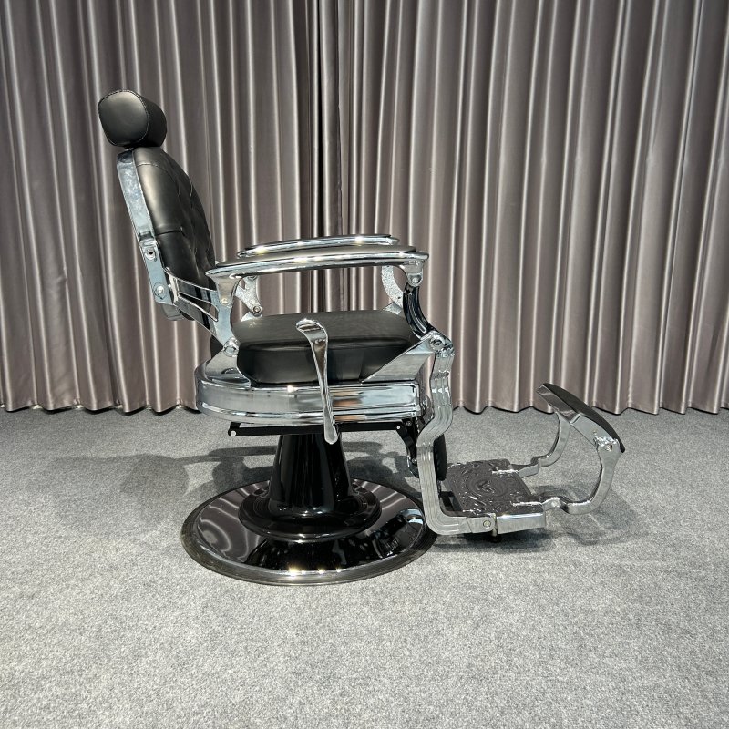 Hot sale high quality hair salon furniture black leather styling chair antique barber chair for sale